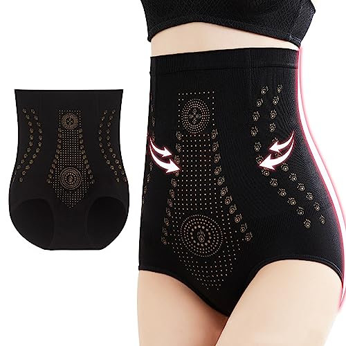 Fiber Restoration Shaper, Ionstech Unique Fiber Restoration Shaper Elastisch Body Shaper für Damen Hohe Taille Shapewear Butt Lifter Unterhose (DE/NL/SE/PL, Alphanumerisch, M, Regular, Regular)