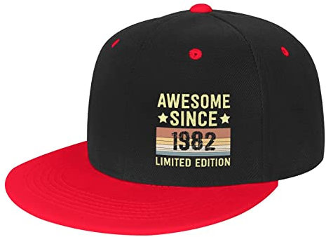 874 Baseballkappe Ehrfürchtig Seit 1982 Geburtstag 40. Jahrgang 1982 Trucker Cap Unisex Basecap Baseball Sport Baseball Cap Für Wandern Athletic Sport