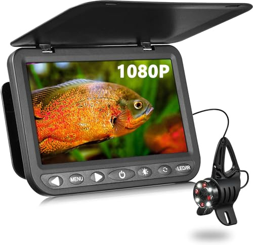 7'' Underwater Fishing Camera - [Upgrade HD 1080P] Ice Fishing Camera