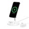 Belkin MagSafe 2-in-1 Wireless Charging Stand for Apple iPhone 16, iPhone 15, iPhone 14, iPhone 13 Series & AirPods - MagSafe Fast Charging Station for Multiple Devices - White (Certified Refurbished)
