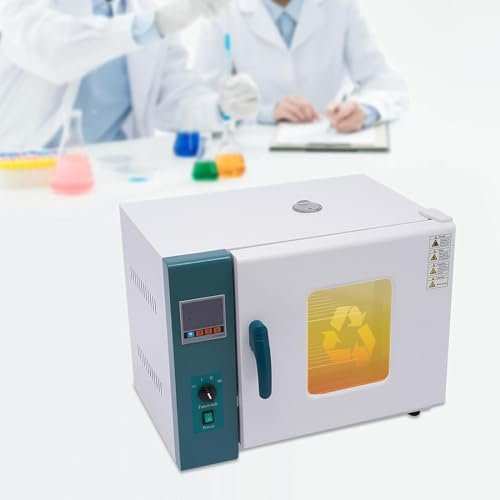 PODEC Horno de Secado, Horno de Laboratorio, Caja de incubadora eléctrica termostática de Laboratorio Digital de 45 l, Temperatura Ajustable de +10-300 ℃, para un Control preciso de la Temperatura
