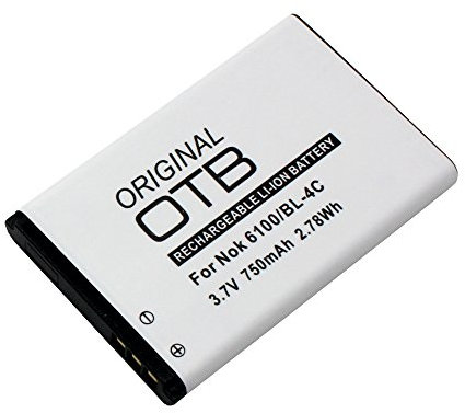 Akku kompatibel mit Nokia 2700 Classic, 750mAh, 3.7V, ersetzt: BL-4C, LN-4C