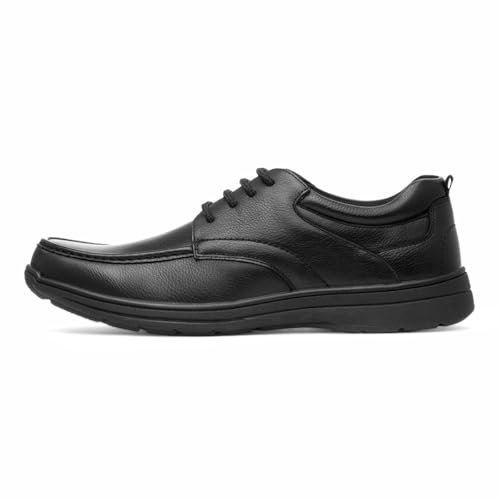 Hobos Harley Mens Black Lace Up Shoe - Size 8 UK - Black