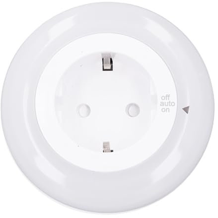 Veilleuse LED à intensité Variable avec Convertisseur de Prise, Interrupteur Rotatif, 3 Modes de Réglage, Veilleuse à Brancher sur le Mur, pour Chambre à Coucher et Salle de Bain