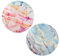 2 Pieces Marble Pattern Mouse Pad, Round Mouse Pad, Non-Slip Mouse Pad, Office Supplies, Desktop Accessories
