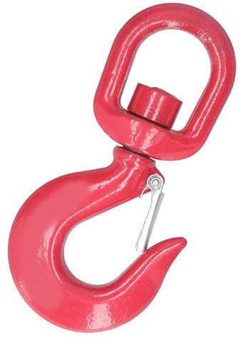 MOUMOUTEN Gancio con carico massimo 3T, gancio girevole per componenti di movimentazione di sollevamento per regolare l'angolo del carico