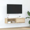 Canditree 100 cm Meuble TV Suspendu avec Tiroir, Meuble Télé Mural avec Rangement, étagère TV Flottante pour Salon (chêne Sonoma)