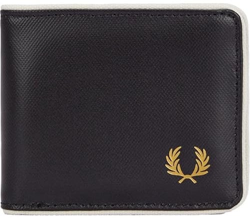 Fred Perry Billfold Bifold, Schwarz , Einheitsgröße, Faltbar