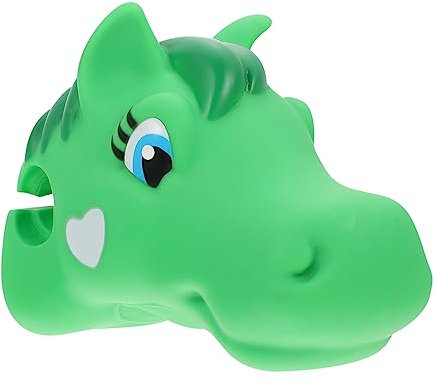 Hemobllo Junge Mädchen Fahrradgriff Dekoration Pferdekopf Silikon Lenker Zubehör Für Jungen Mädchen Kreatives Cartoon Pferdeornament Passend Für Kinderfahrrad Roller Kinderfahrzeug