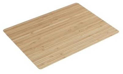 Kuhn Rikon ICED Bamboo Small Cutting Board 21 x 39cm. Compact Eco-Friendly Chopping Board with Non-Slip Feet, Bevelled Edges and Stable Design. Ideal Match for ICED Knives and Everyday Use.