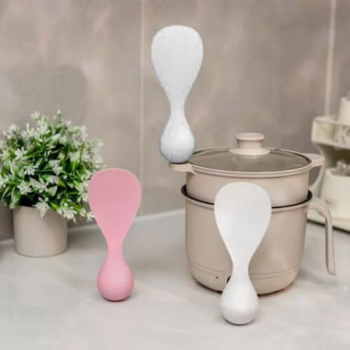 Filteilect Tumbler Rice Spoon Upright Handle For Easy Access And Cleaning Kitchen Gadgets(BLUE)