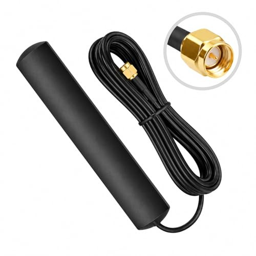 DAB+ Antenne Auto, 3M Autoradio Antenne SMB Anschluss, Dab Adapter Für Autoradio, Dab Antenne Autoradio Für FM/AM, Windschutzscheibenmontage, Robustes Kabel, Hohe Empfangsqualität