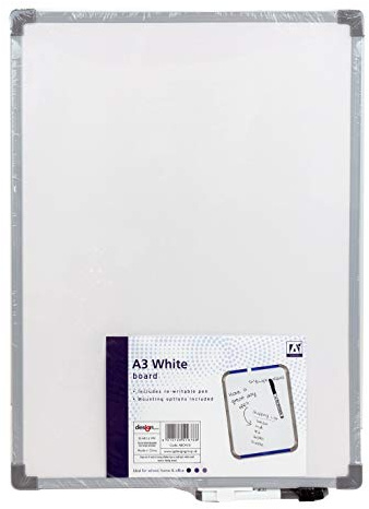 The Design Group A3 White Board - Perfect for Small Offices!