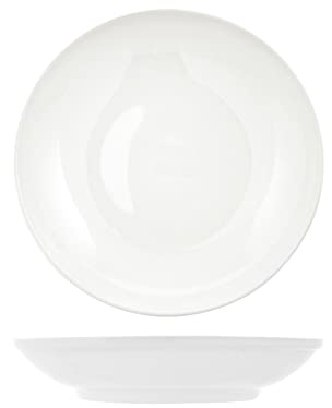 H+H Cous Set of 6 White Ceramic Plates