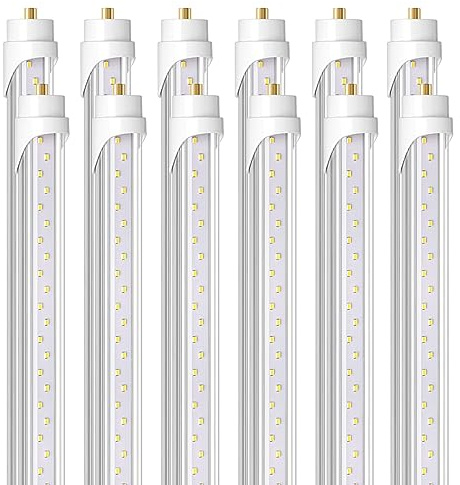 Barrina 8ft LED Bulb, 44W 5500LM 6500K, T8 T10 T12 LED Bulb, FA8 Single Pin