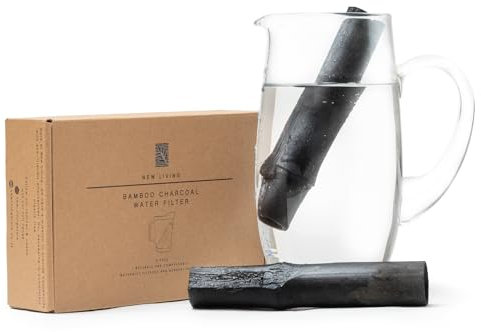 Bamboo Charcoal Water Filter Sticks 2X | Eco Product | Active Bamboo Binchotan | Purify Water | Reduce Plastic Waste
