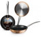IBILI Natura Copper Frying Pan, 18 cm, Aluminium, Stone-Style Non-Stick Coating, Suitable for Induction Hobs