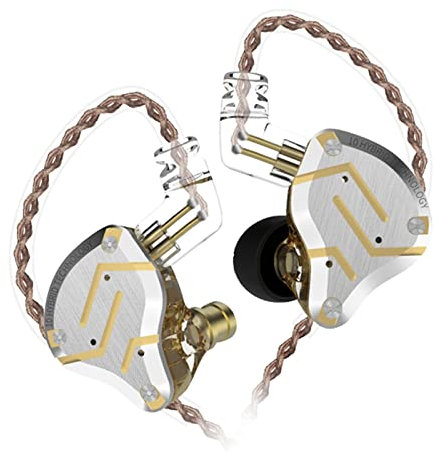 KZ ZS10 Pro 4BA + 1DD In-Ear Headphones HiFi Clear Bass Musician Earphones Headphones Noise Cancelling Monitor Headphones with Removable Cable