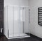 Acezanble Duschabtrennung 120x90x90cm U-Kabine U-FORM Duschkabine Dusche 5mm glas Duschtür H190cm