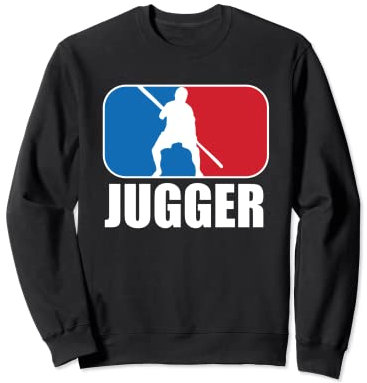 Jugger Trendsport Jugg Pompfen Schild Q-Tip Sport Geschenk Sweatshirt