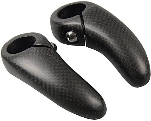 1 Paar Fahrradlenkerverlängerung Mountainbike Lenkerenden Kohlefaser 3K MTB Fahrrad Schraubstock Lenker (matt)