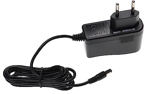 vhbw Netzteil kompatibel mit Dirt Devil Fusion, Libero, Spider, Spider 2.0 Saugroboter - 2 m