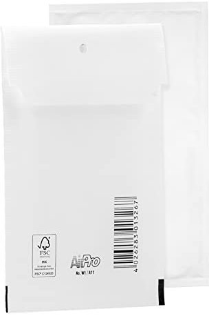 Bantex 400123100 Koperta Bąbelkowa, Biały, A1, Zestaw 10 sztuk