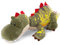 NICI Kuscheltier Dino Fossily 45 cm – Stofftier aus weichem Plüsch, niedliches Plüschtier zum Kuscheln und Spielen, für Kinder & Erwachsene, 48817, tolle Geschenkidee, grün