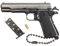 Zhongren 1911 Tactical Mini Pistola Schlüsselanhänger 1:3 Metall Gun Form Schlüsselanhänger Realistico Gun Model Collection Anhänger Tasche Charm per gli uomini Army Fan Geschenk (Waffe schwarz)