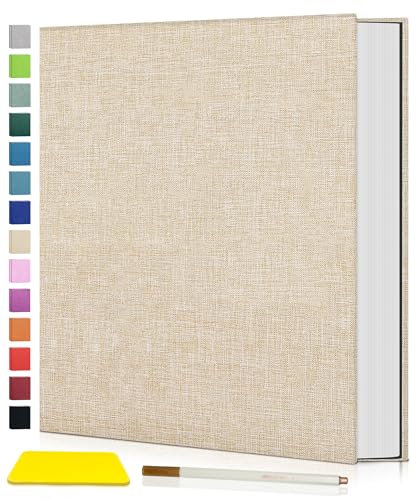 Popotop Fotoalbum, selbstklebendes Scrapbook-Album für 10 x 15 cm, 12 x 17 cm, 20 x 25 cm, Geburtstagsgeschenke für Frauen, Mutter, Hochzeit, Baby, Familie, Reisen
