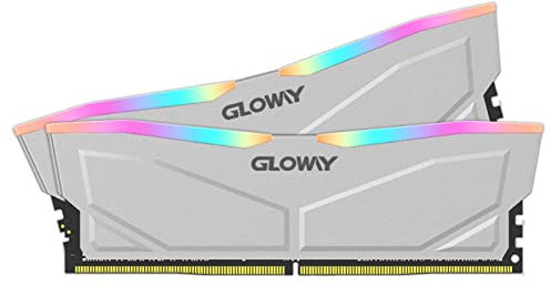 DDR5 Ram, RGB Ram 32 GB (2 x 16 GB) Memoria Computer Abyss-PC-DDR5-6000 MHz CL18 LED 288 pin Gloway Desktop Memory Kit Bianco