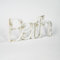 Targa in Legno da appoggio Bath - Decorazione da appoggio Ideale per Il Bagno, Scritta Decorativa Fatta a Mano Arredo Decorazione