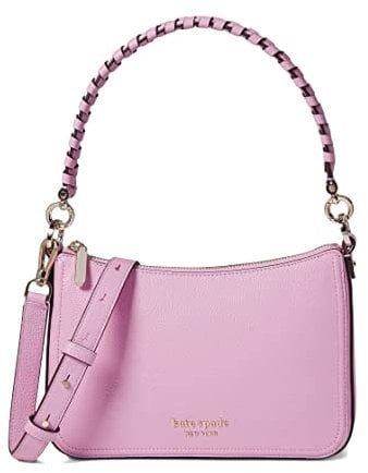 kate spade new york Kate Spade New York Hudson Pebbled Leather Medium Convertible Crossbody Lavender Frost One Size, Lavender Frost, One Size