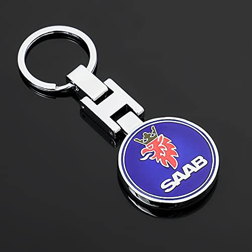 CREEST Auto Schlüsselanhänger Keyring Anhänger für SAAB 9-4X 9-7X 9-3 9-5 9-2X 9-X 9000 900 600 99 97 Monster GT750 Werbegeschenke Autozubehör,A-1