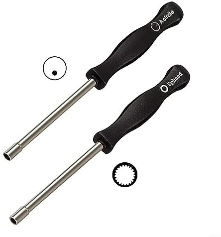 HEIBTENY Kit di cacciaviti scanalati a 21 denti per carburatore, 2 pezzi, A-Circle, per artigiano, per motosega Poulan, tagliaerba tagliaerba