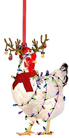 1 Stück Deko Weihnachten Lustige Basteln Weihnachten Ornamente Weihnachten Basteln Funny Christmas Decorations Bunt Anhänger Weihnachtsdeko Basteln Acryl Weihnachtsdekoration Auto Anhänger
