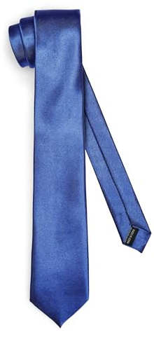 Ladeheid Klassische Herren Krawatte, glänzend, Perfekt für Büro & Festlichkeiten, Vielfältige Farben - Ideal für Geschäftsmeetings, Hochzeiten Größe 150cm x 7cm TMS-7