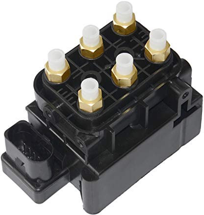 GESUPEI 68204398AA 68087233AA Ventileinheit Luftfederung Ventilblock Kompatibel mit Audi Q7 4L 3.0 TDI Q7 Kompatibel mit Jeep Grand Cherokee IV Kompatibel mit Porsche Cayenne 9PA