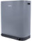 Homra Mülleimer 2 Fächer 60l Geruchsdicht Rockx | Tretmülleimer Küche 2x30 Liter | Treteimer aus Edelstahl | Abfalleimer mit Inneneimern | Trennsystem 2 Fach | Papierkorb Softclose | Grau