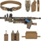 PBTMCD Taktisches Gürtelset, Dienstgürtel mit Sanitätstasche und 5,56/9-mm-Magazintasche, Zubehör for Paintball-Jagd und Outdoor-Kampfausrüstung(T)