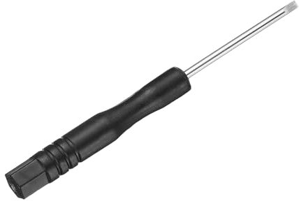 sourcing map Mini Slotted Screwdriver 2.0mm 82mm Length Micro Precision Flat Head Screwdriver with Non-Slip Handle for Watch Eyeglasses Cellphone Electronics Small Appliances Repair