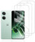 Hhfcryst Pellicola Idrogel Protettiva per OnePlus Nord 3 5G, 3 Pezzi HD Trasparente Morbido TPU Protezioni per Lo Schermo(Non Vetro Temperato)