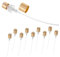 TOVINANNA 10pcs Perfume Bottle Nozzle Perfume Spray Pump Head Replacement Conditioner Bottle Nozzle Replacement Spray Bottle Nozzle Perfume Spray Head Perfume Mist Sprayer Golden Plastic