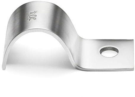 30 Pièces Fixation Grillage Rigide Sur Mur Cavalier Cable, 16mm Attache Grillage Rigide clips, 304 Acier Inoxydable Fixation Grillage Rigide Sur Poteau Pour la Fixation de Câbles et Fils