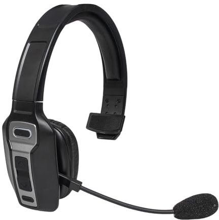 RAOPINGX Bluetooth Headset with Mic for Truck Driver & Remote Worker, Noise-Canceling Bluetooth Over-Ear Headphones, 60H Talktime, Mute Switch, for Trucker Home Office Remote Work Zoom