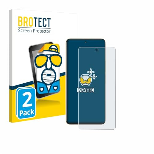 BROTECT Schutzfolie für Vivo Y36 | 2 Stück Entspiegelnder Displayschutz Made in Germany Matte Displayschutz-Folie Anti-Reflex Anti-Fingerprint Einfache Montage