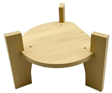 Wasserkannenhalter Ständer für Getränkespender, Robust Getränkespenderhalter, Holzständer mit Rundem Sockel, Stabiler Stand, für Zuhause Küche Festival Picknicks Hochzeiten, 17 x 14 cm