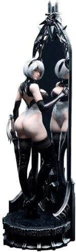 Zhongkaihua Automata 2B Yorha Figur Big Size 63cm YoRHa Nr. 2 Typ B Actionfigur mit austauschbarem Kopf und Zubehör PVC Modell Statue Große Anime Figuren