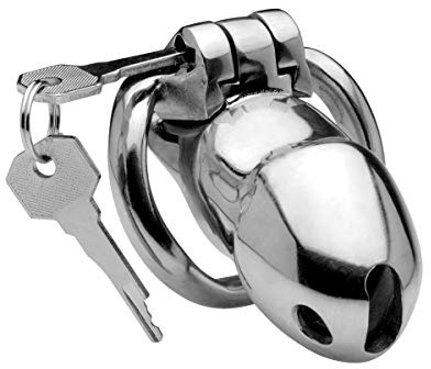 Rikers 24-7 Stainless Steel Locking Chastity Cage