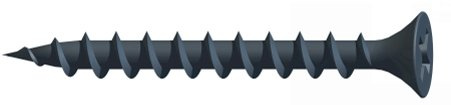 TIMco Collated C/Drywall Screw - BLK 3.5 x 45, Pack of 1000